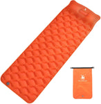 HUI LINGYANG Ultralight Air Sleeping Pad - Best Inflatable Mat for Camping,Backpacking and Traveling-Lightweight & Compact Air Mattress
