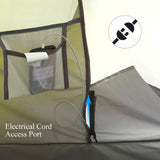 6 Person Easy Pop Up Tent ,12.5’X8.5’X53.5'' Double Layer Camping Tent