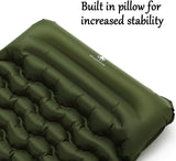 HUI LINGYANG Ultralight Air Sleeping Pad - Best Inflatable Mat for Camping,Backpacking and Traveling-Lightweight & Compact Air Mattress